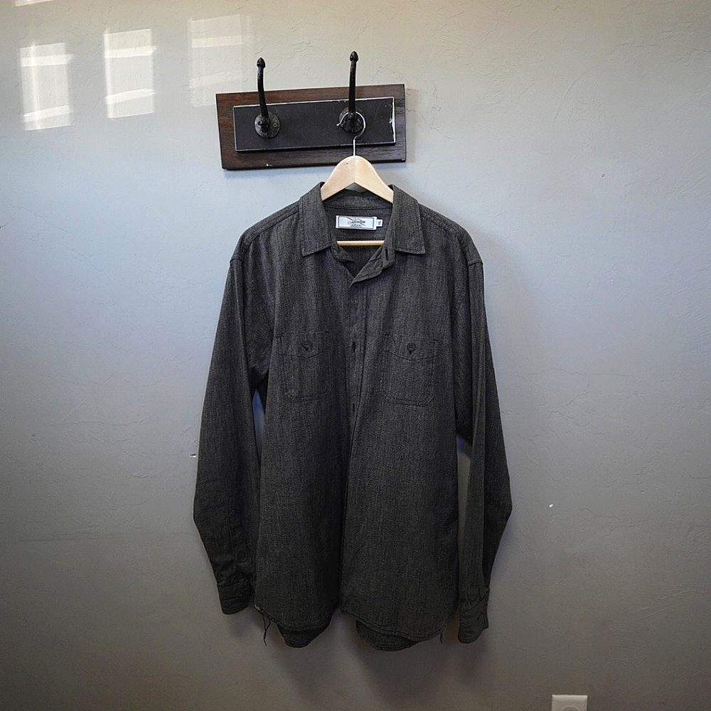3Sixteen Chambray Salt and Pepper Selvedge Workshirt